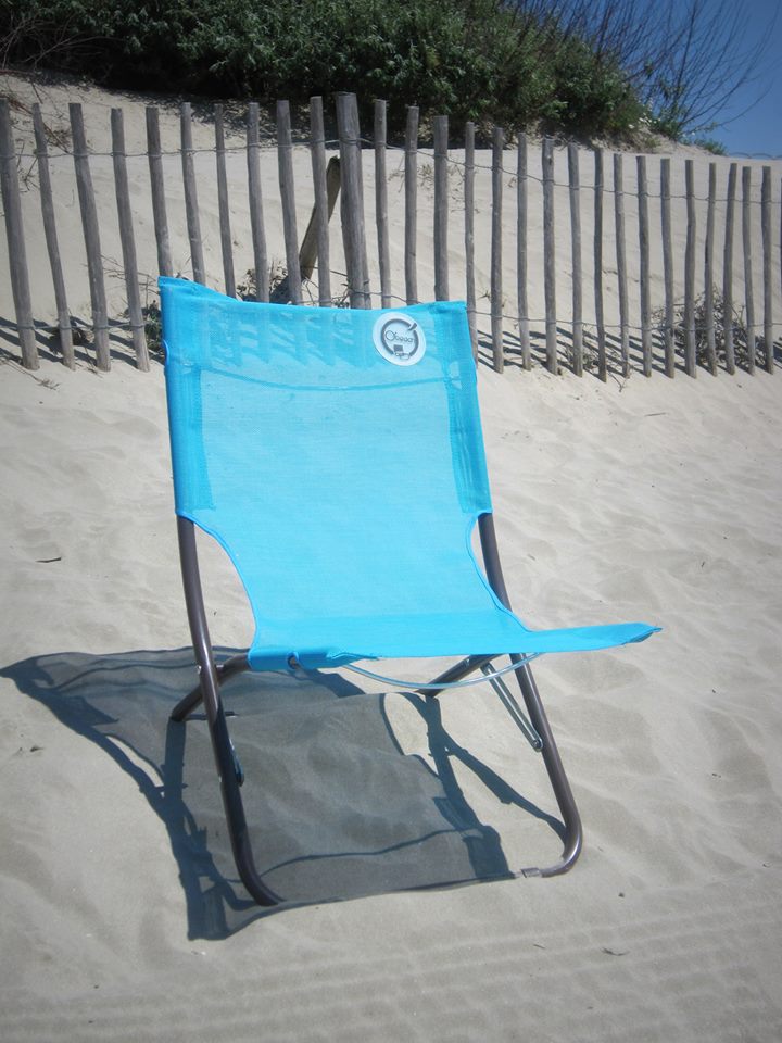 Chaise de Plage Pliable - Légère et Compacte pour Bronzer et Se Détendre en Vacances - Dimensions Pratiques 58 x 47 x 61 cm | TRENDYFLAIR