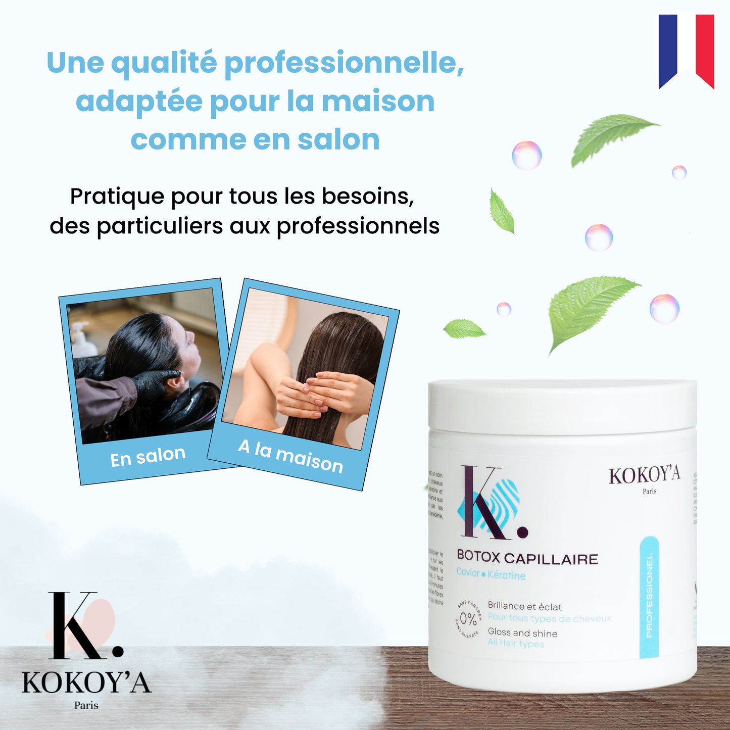 BOTOX CAPILLAIRE 250ML | Soin Régénérant Profond - Réparation Immédiate et Hydratation Intense | TRENDYFLAIR