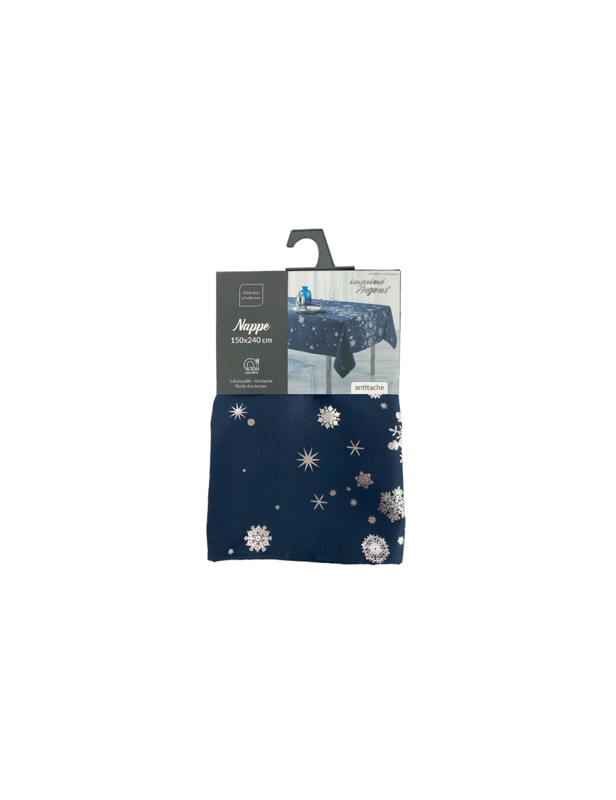 Nappe De Noël - Constellation - bleu - 150x240cm |homeflair