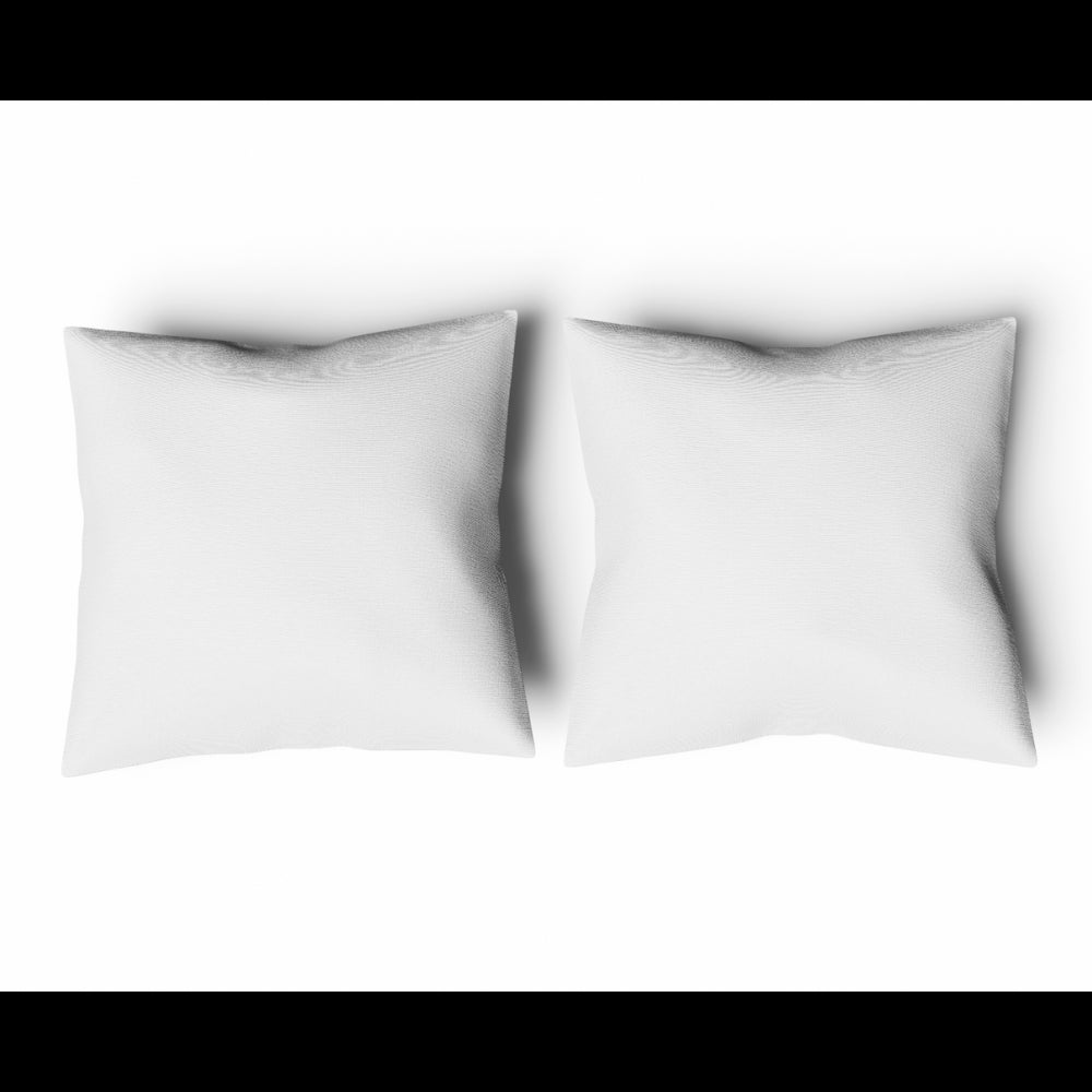 Oreiller carré 60x60cm moelleux 100% Polyester Fibres Creuses Coussin |homeflair