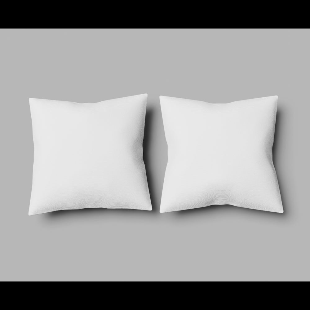 Oreiller carré 60x60cm moelleux 100% Polyester Fibres Creuses Coussin |homeflair