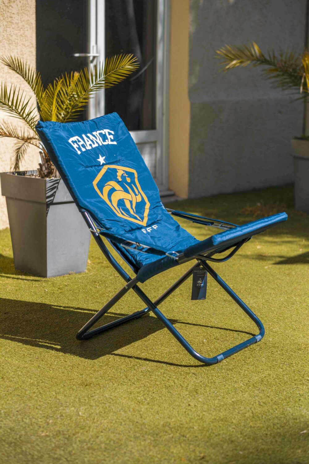 Chilienne pliable - Fédération Française de Football - Léger et pratique | Compact une fois plié | Bleu | TRENDYFLAIR