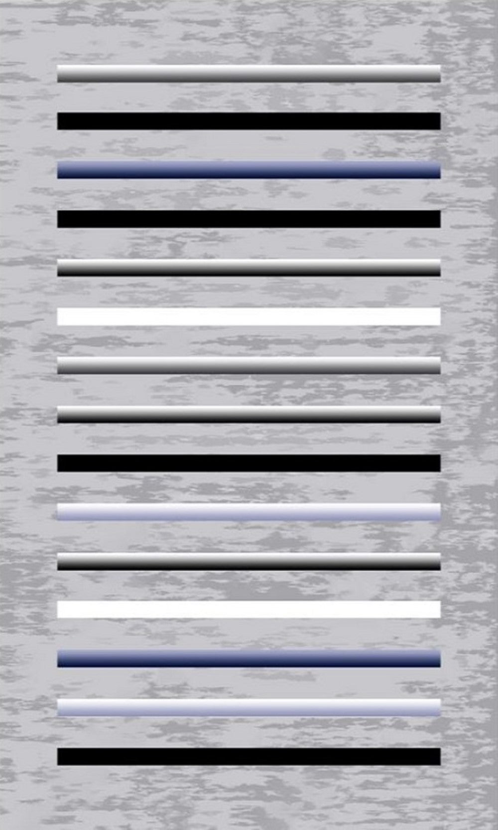 Tapis Rayures Gris Dimensions - 160x230 – Qualité supérieure pour Maison, Appartement, Bureau – Style élégant et durable – Confort optimal, facile à nettoyer – Idéal salon et chambre