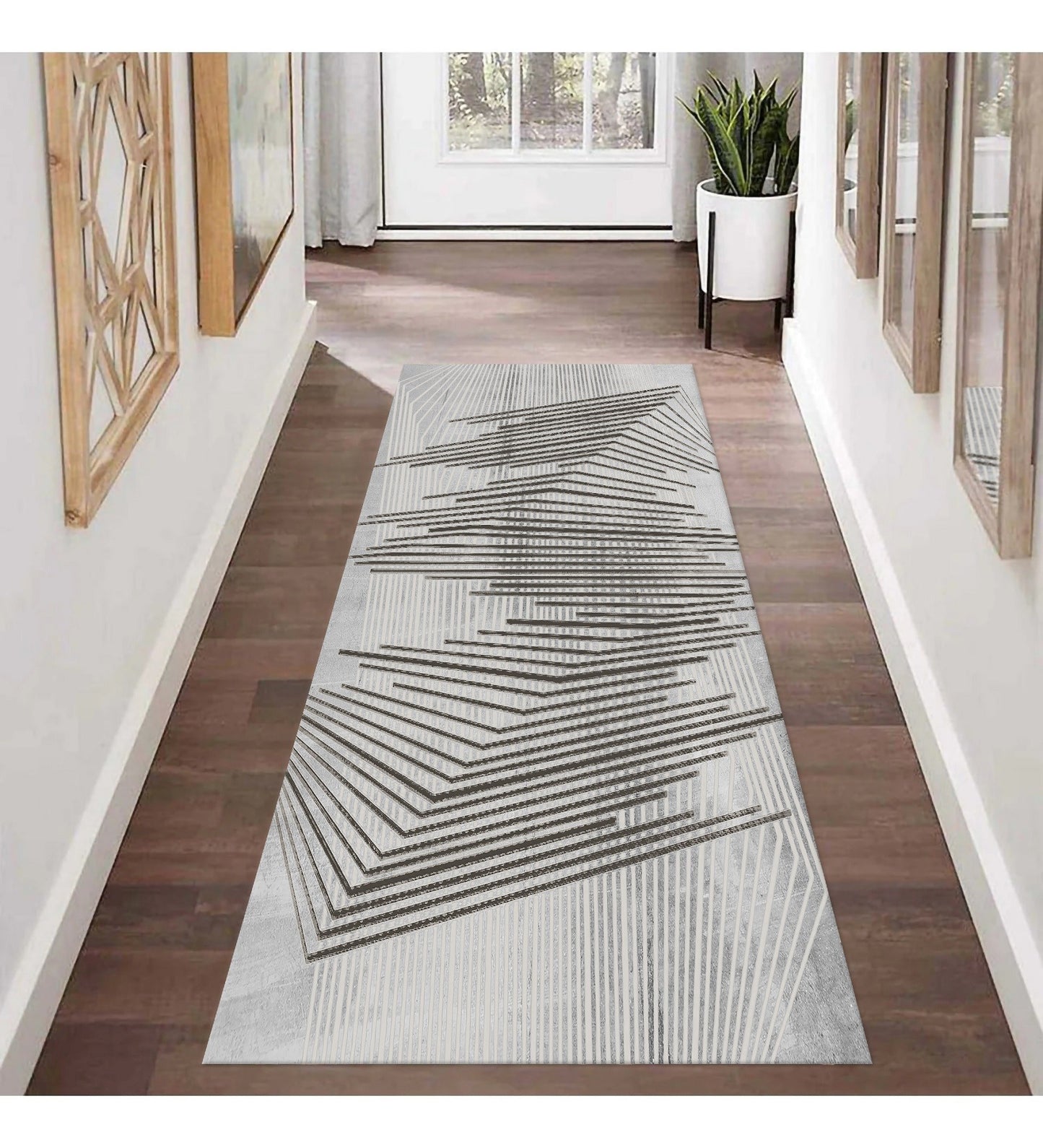 Tapis Nour Gris Dimensions - 200x300 – Qualité supérieure pour Maison, Appartement, Bureau – Style élégant et durable – Confort optimal, facile à nettoyer – Idéal salon et chambre