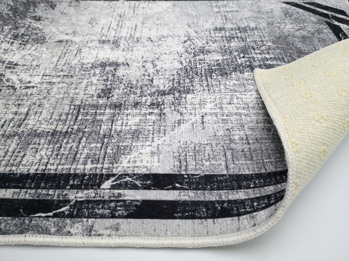 Tapis Rebelle, Gris Dimensions - 160x230 – Qualité supérieure pour Maison, Appartement, Bureau – Style élégant et durable – Confort optimal, facile à nettoyer – Idéal salon et chambre