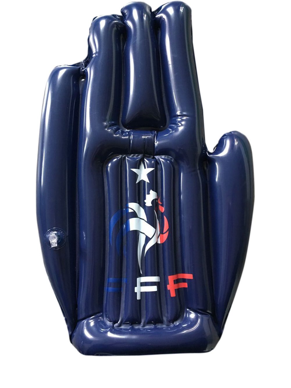 Mains gonflables - Officiel FFF - Pour supporters de football | Taille standard | Bleu | TRENDYFLAIR