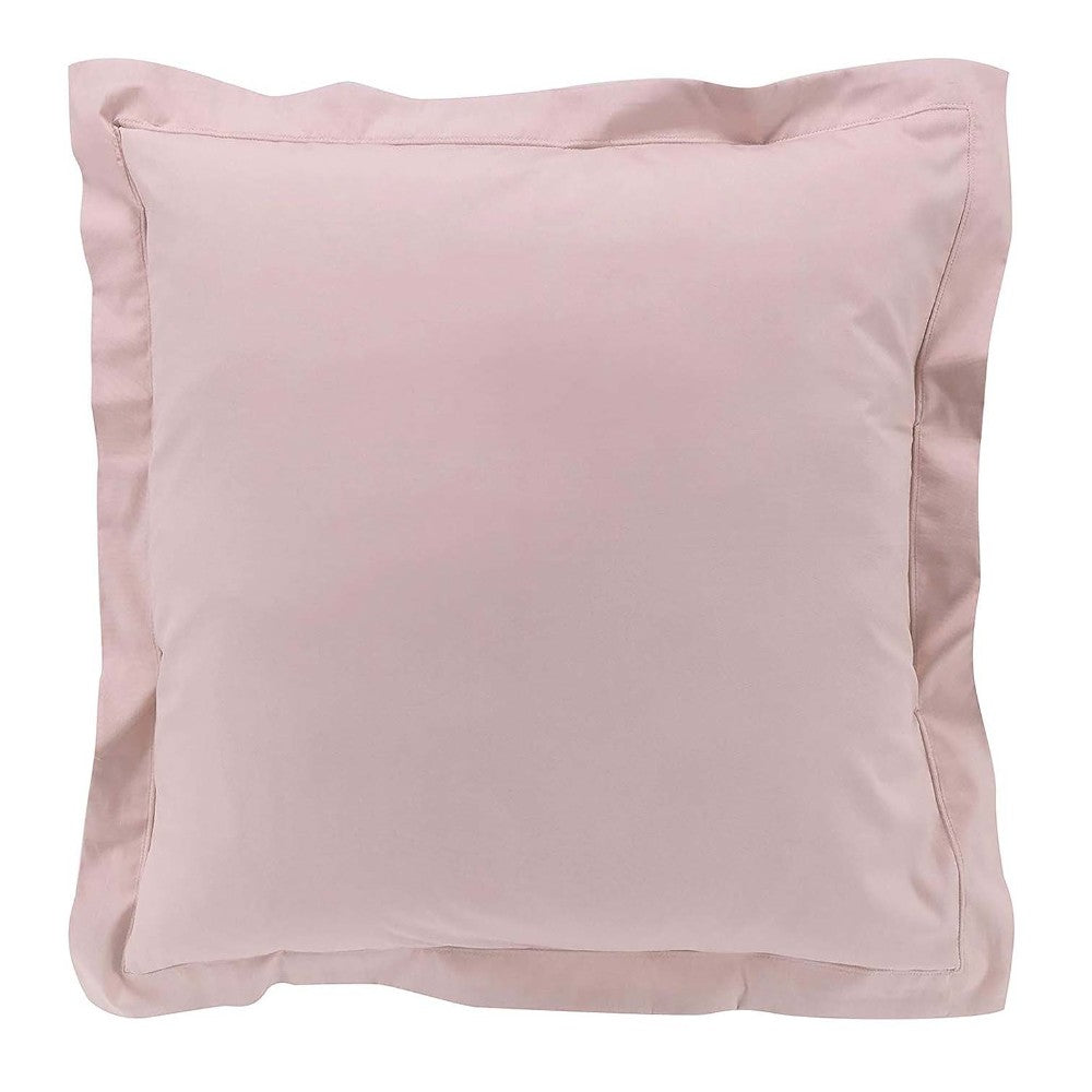 Taie d'oreiller Percale 63x63 cm Rose|homeflair
