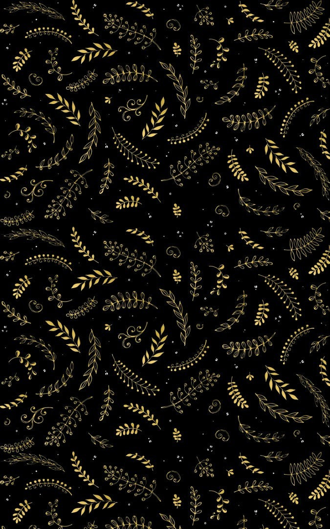 Tapis de Noel Noir Gold Dimensions - 70x140 – Qualité supérieure pour Maison, Appartement, Bureau – Style élégant et durable – Confort optimal, facile à nettoyer – Idéal salon et chambre