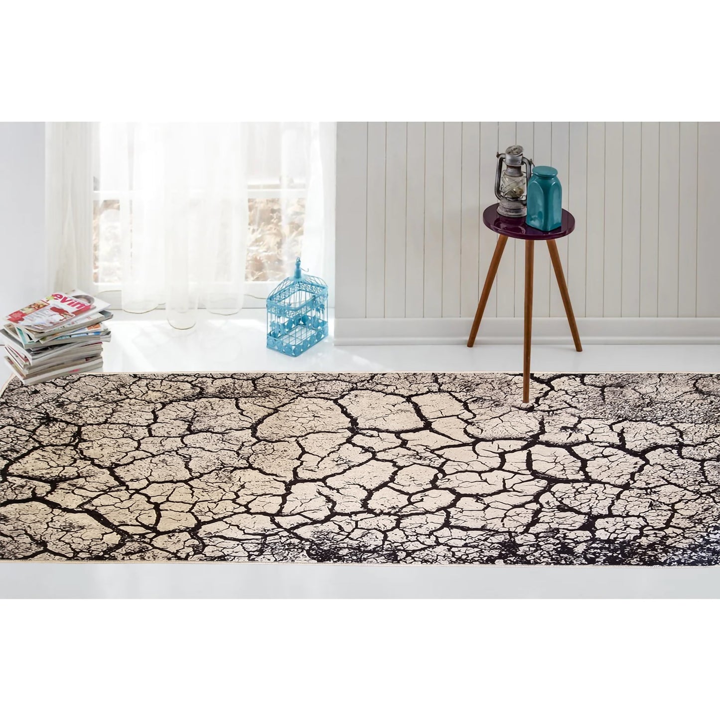 Tapis Pebble Dimensions - 80x150 – Qualité supérieure pour Maison, Appartement, Bureau – Style élégant et durable – Confort optimal, facile à nettoyer – Idéal salon et chambre