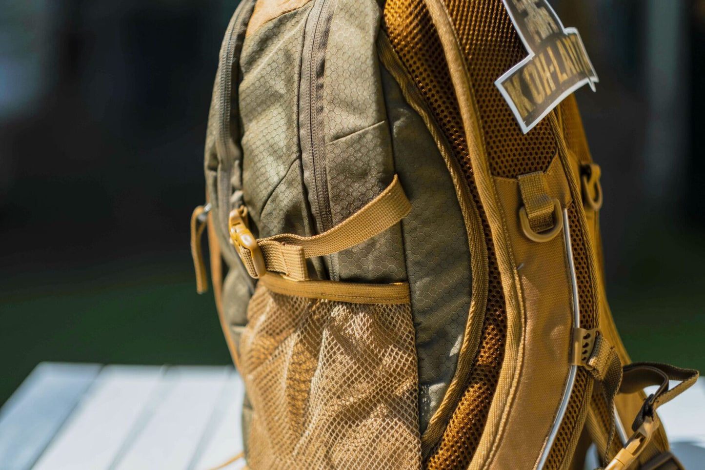 Sac à dos de randonnée - Koh Lanta - 20 Litres | Léger et résistant | Grande capacité de rangement | Confortable à porter | Adapté pour les randonnées de longue durée | Noir et vert | TRENDYFLAIR