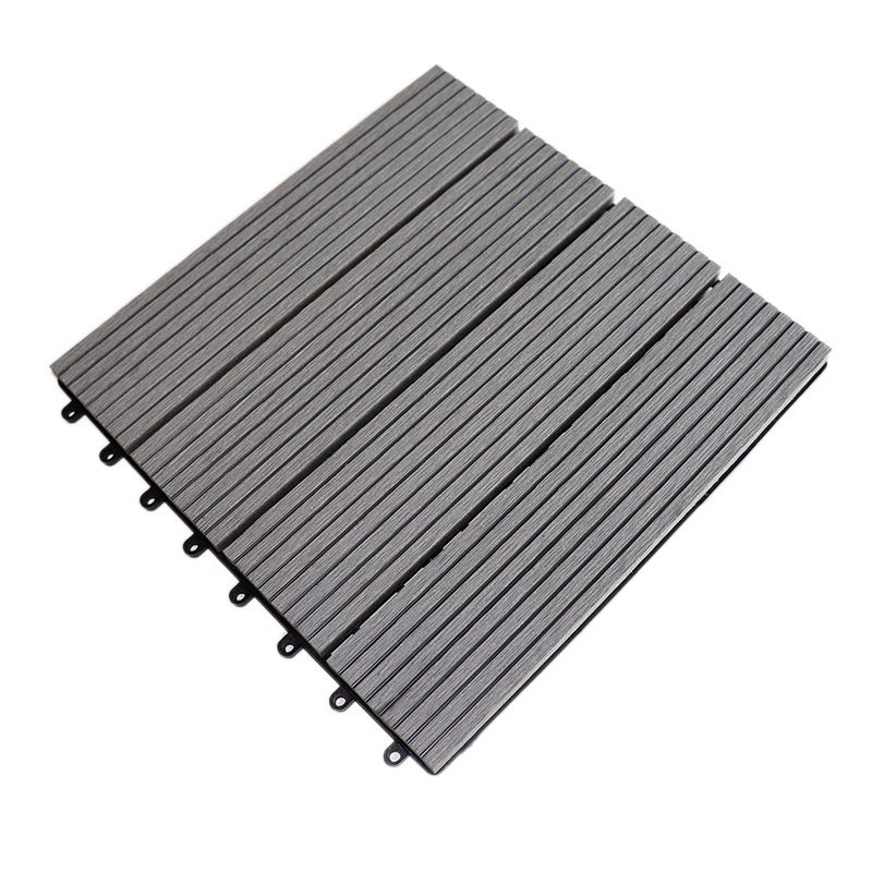 Dalle de jardin d'aménagement extérieur - Résistant aux intempéries et facile à installer | 30 x 30 x 2 cm | Gris | TRENDYFLAIR