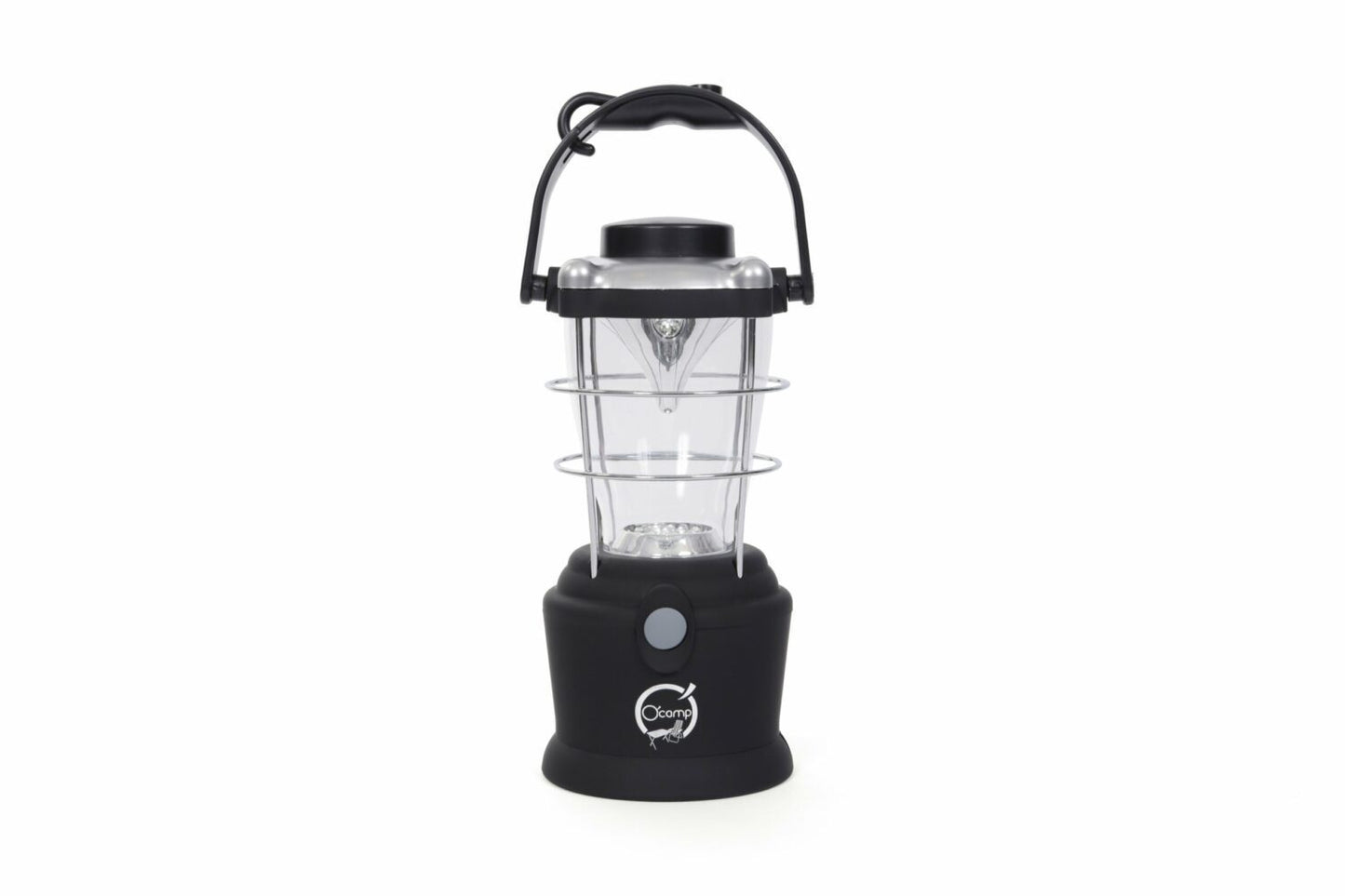 Lanterne de camping - Eclairage 12 LED - Poignée + boussole inclus | Compacte et pratique | Noir | TRENDYFLAIR