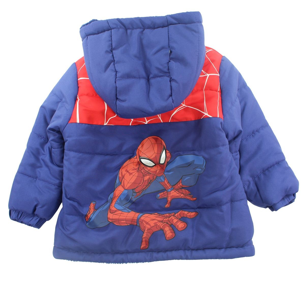 Parka capuche Spiderman - 3A Garçon - Enfant - Marine - 100% Polyester - TrendyFlair