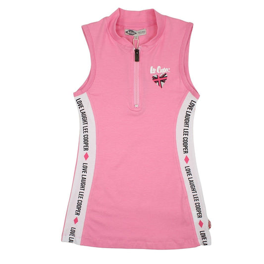 Robe Lee Cooper - 4A Fille - Enfant - Rose - 100 % Coton S/J 160 gsm - TrendyFlair