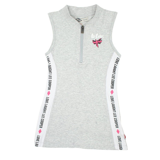 Robe Lee Cooper - 4A Fille - Enfant - Gris - 100 % Coton S/J 160 gsm - TrendyFlair