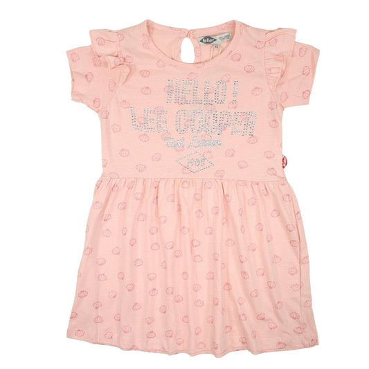 Robe Lee Cooper - 4A Fille - Enfant - Rose - 100 % Coton S/J 160 gsm - TrendyFlair