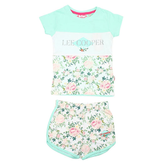 Ensemble Lee Cooper - 4A Fille - Enfant - Vert - 100 % Coton S/J 160 gsm - TrendyFlair