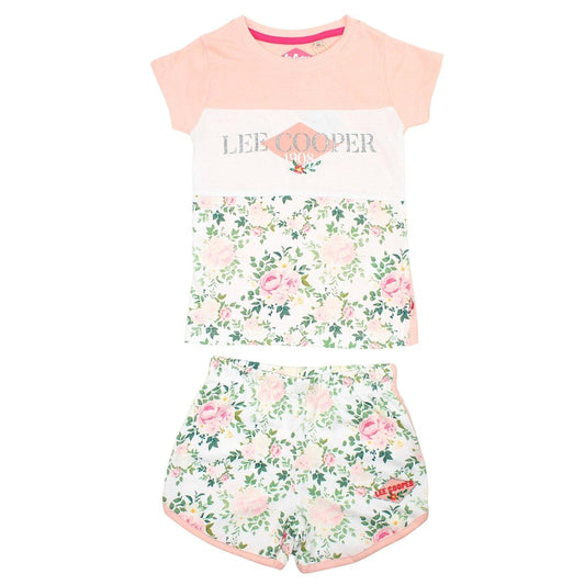Ensemble Lee Cooper - 4A Fille - Enfant - Rose - 100 % Coton S/J 160 gsm - TrendyFlair