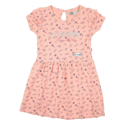 Robe Lee Cooper - 4A Fille - Enfant - Rose - 100 % Coton S/J 160 gsm - TrendyFlair