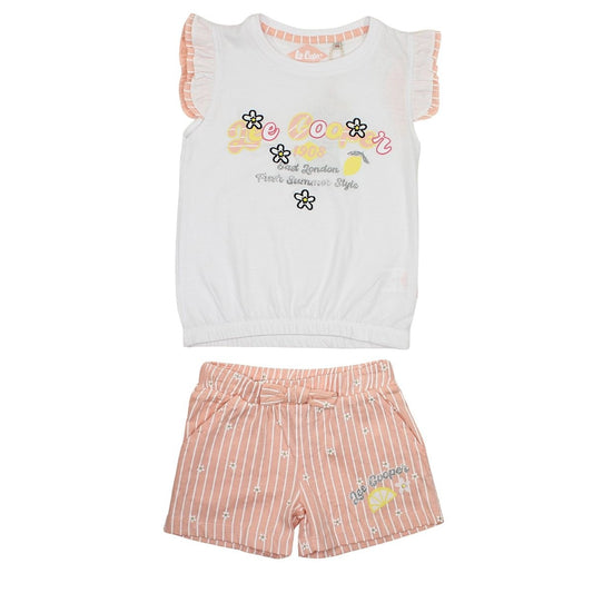Ensemble Lee Cooper - 4A Fille - Enfant - Orange - 100 % Coton S/J 160 gsm - TrendyFlair