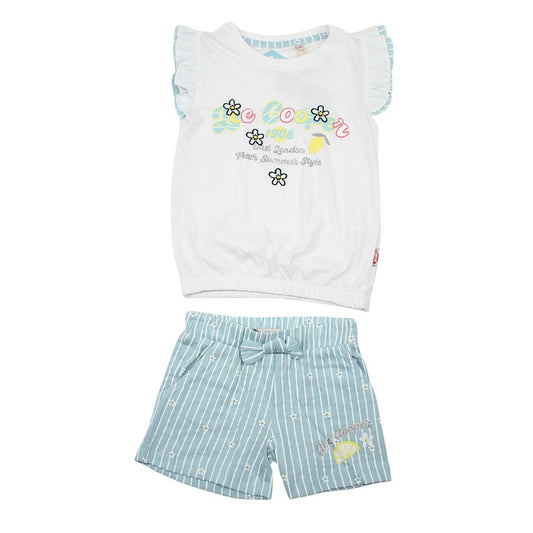 Ensemble Lee Cooper - 4A Fille - Enfant - Bleu - 100 % Coton S/J 160 gsm - TrendyFlair