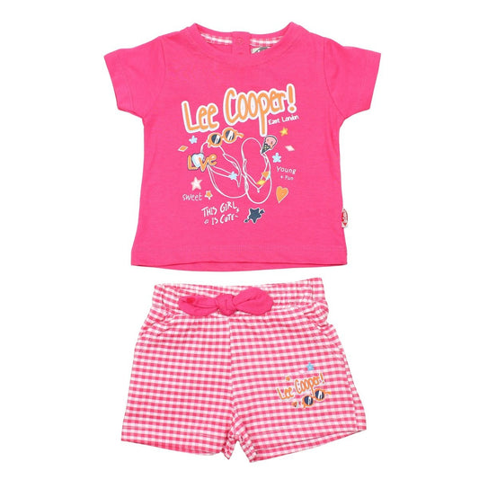 Ensemble Lee Cooper - 4A Fille - Enfant - Fushia - 100 % Coton S/J 160 gsm - TrendyFlair