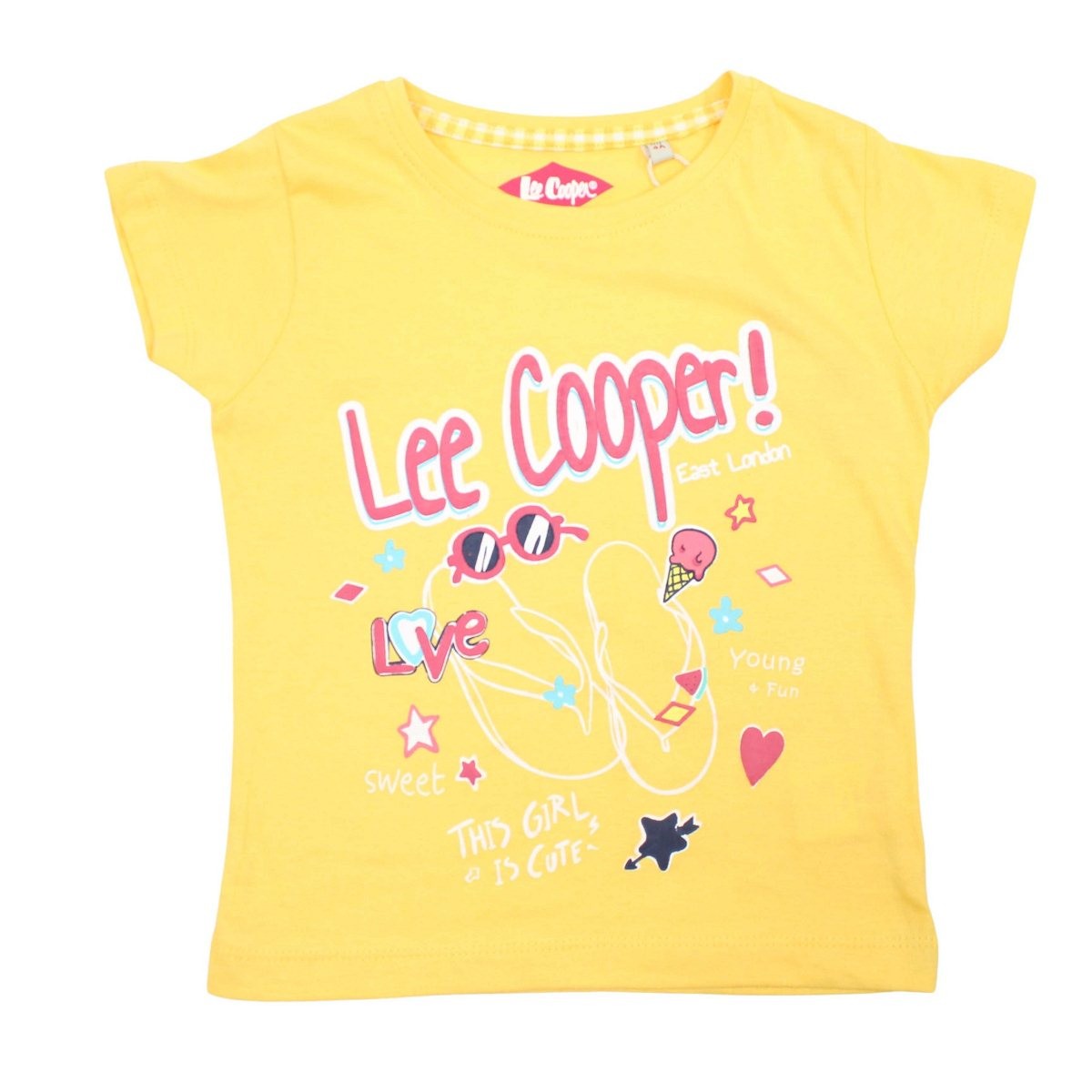 Ensemble Lee Cooper - 4A Fille - Enfant - Jaune - 100 % Coton S/J 160 gsm - TrendyFlair