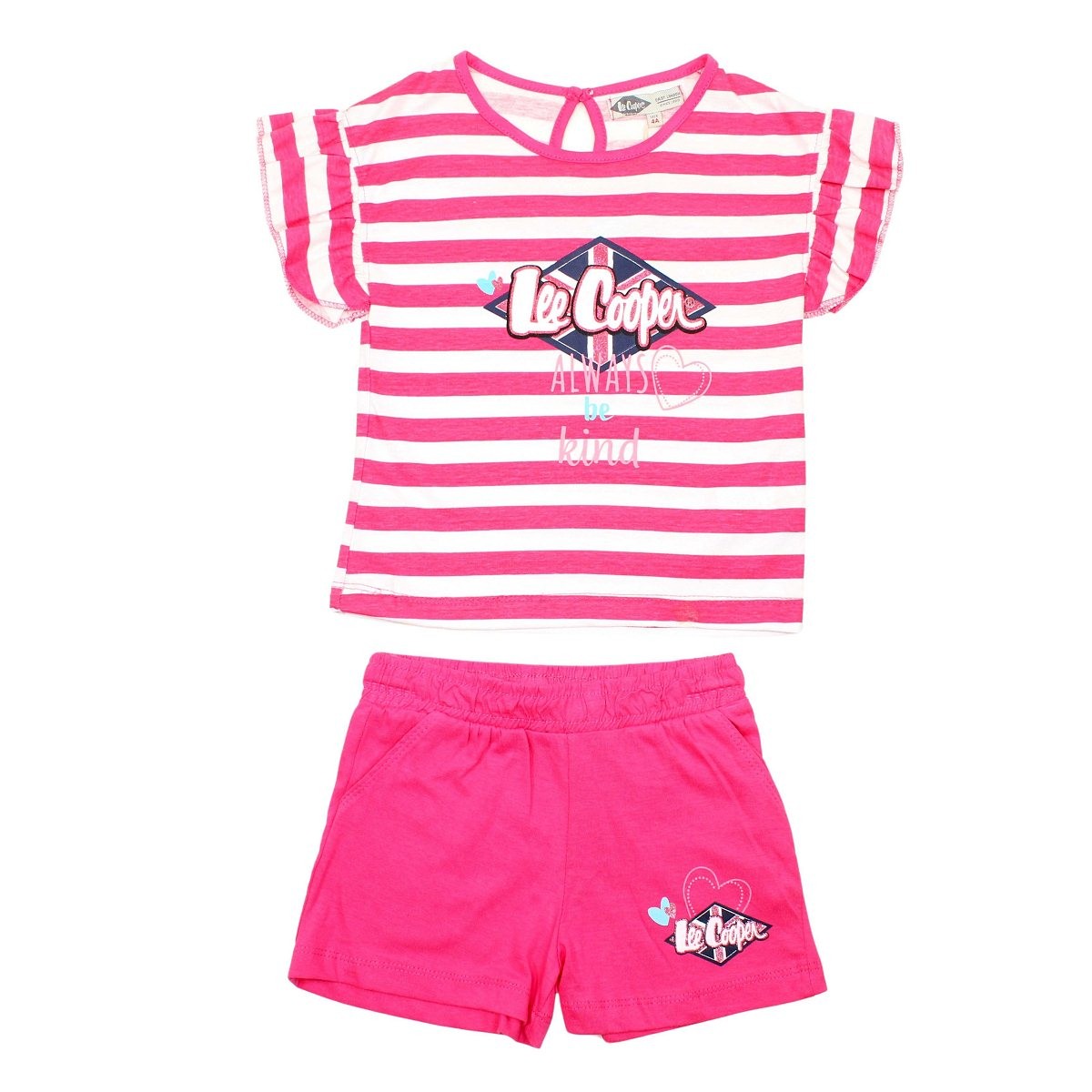Ensemble Lee Cooper - 4A Fille - Enfant - Rose - 100 % Coton S/J 160 gsm - TrendyFlair