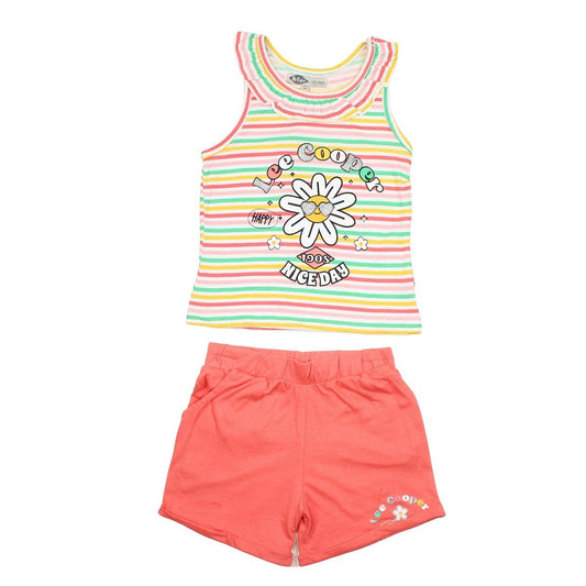 Ensemble Lee Cooper - 4A Fille - Enfant - Orange - 100 % Coton S/J 160 gsm - TrendyFlair