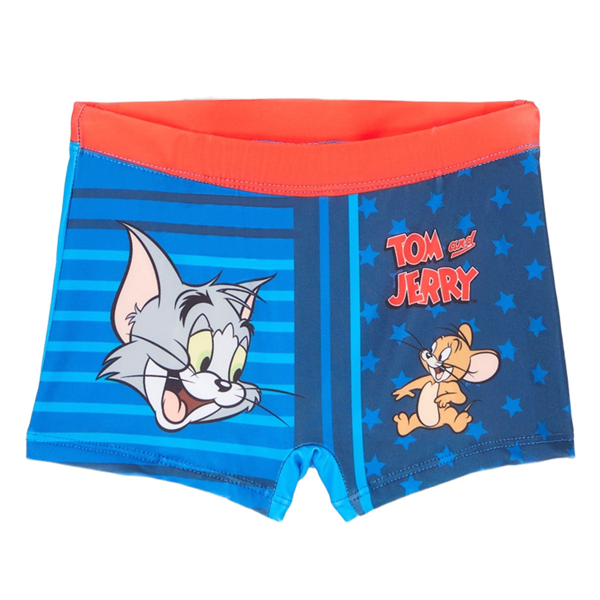 Maillot de bain sur cintre Tom et Jerry - 2/3A Garçon - Enfant - Marine - 88% Polyester 12% Élasthanne - TrendyFlair