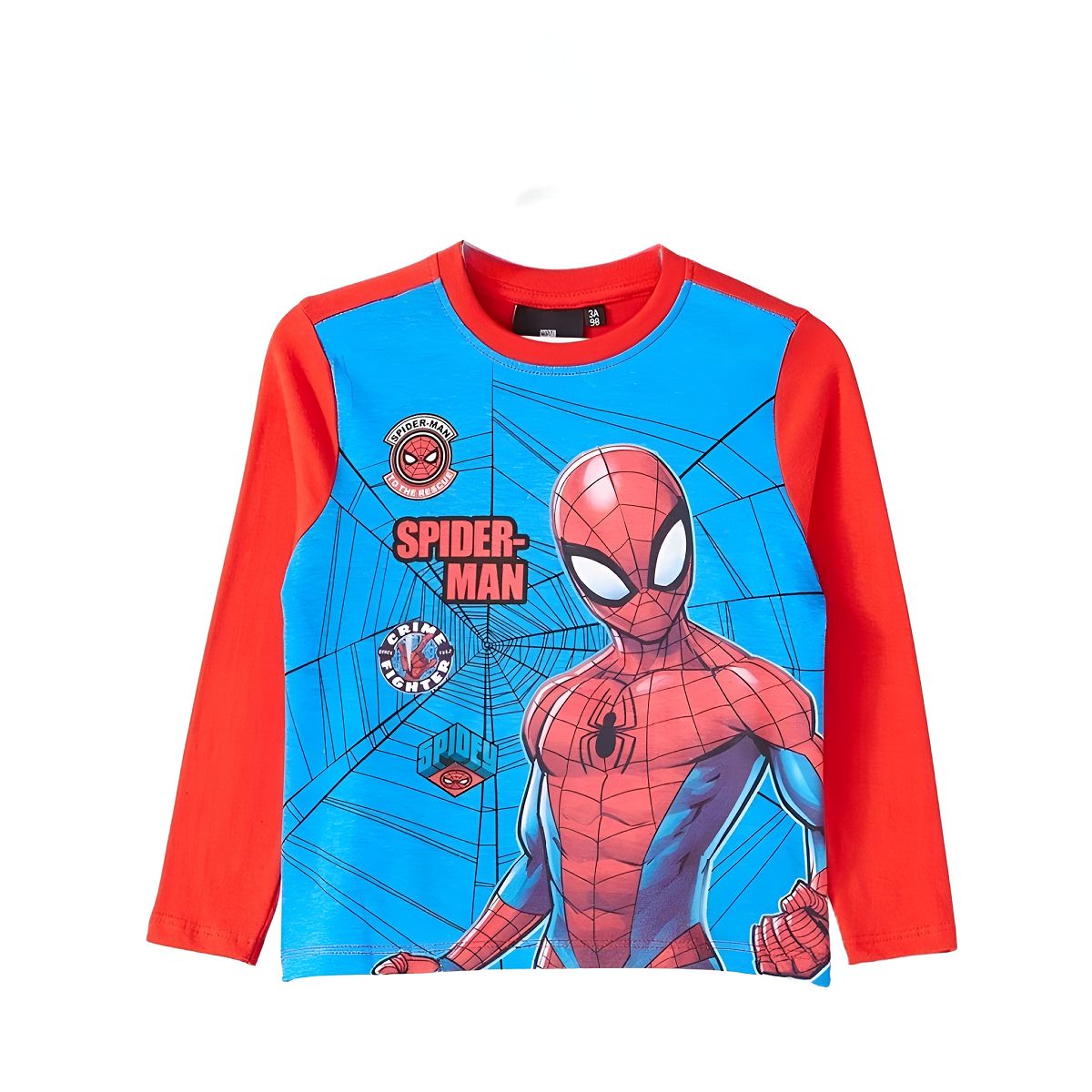 T-Shirt Spiderman - 3A Garçon - Enfant - Rouge - 100% Coton - TrendyFlair