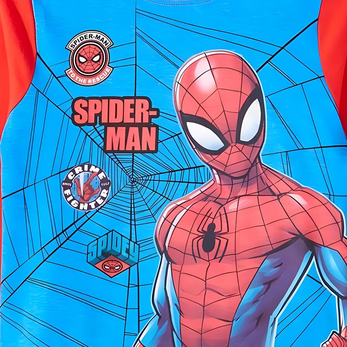 T-Shirt Spiderman - 3A Garçon - Enfant - Rouge - 100% Coton - TrendyFlair