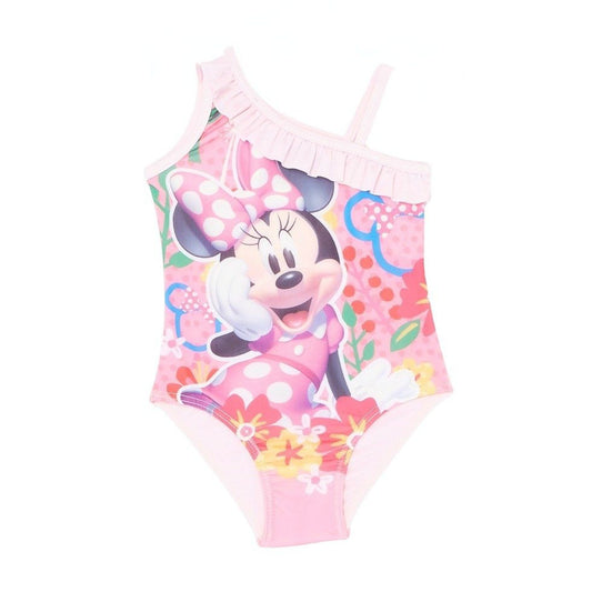 Maillot de bain Minnie - 3/4A Fille - Enfant - Rose clair - 85% Polyester 15% Elasthan - TrendyFlair