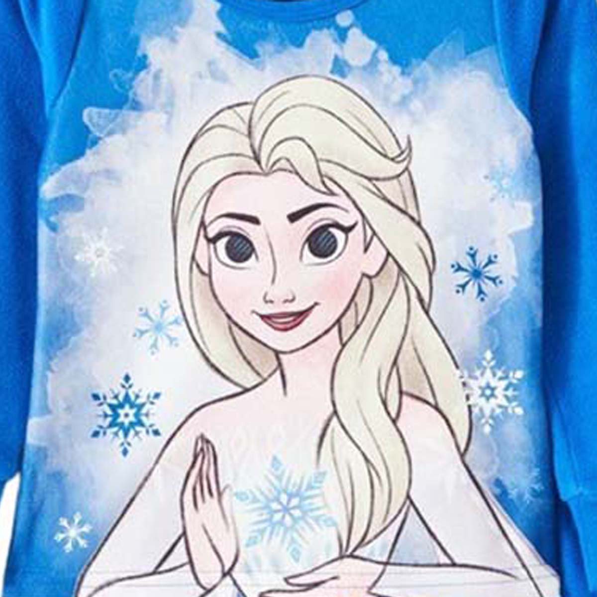 Pyjama polaire La Reine des Neiges - 2A Fille - Enfant - Marine - 100% Polyester, 190 G/M2 - POLAIRE - TrendyFlair
