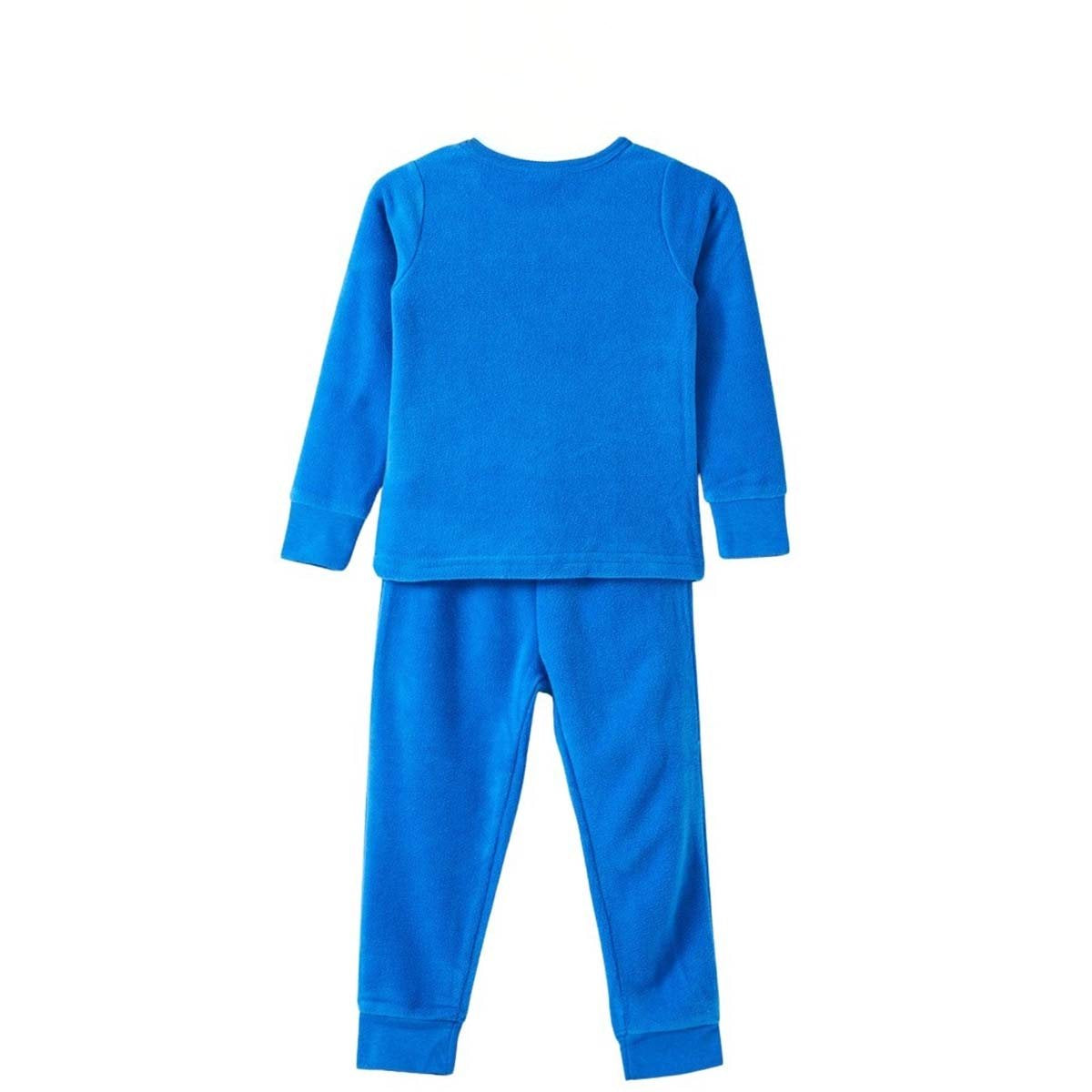 Pyjama polaire La Reine des Neiges - 2A Fille - Enfant - Marine - 100% Polyester, 190 G/M2 - POLAIRE - TrendyFlair