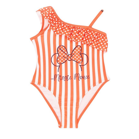 Maillot de bain sur cintre Minnie - 2/3A Fille - Enfant - Rouge - 88% Polyester 12% Élasthanne 200 GSM SJ - TrendyFlair
