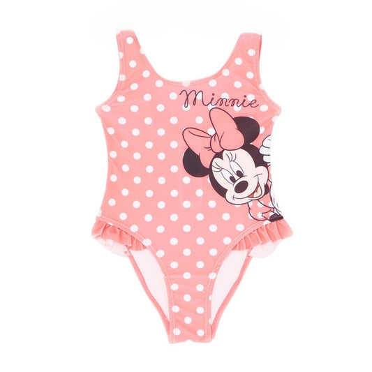 Maillot de bain avec cintre Minnie - 2/3A Fille - Enfant - Rouge - 88% Polyester 12% Élasthanne 200 GSM SJ - TrendyFlair