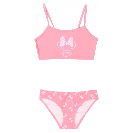 Maillot de bain avec cintre Minnie - 2/3A Fille - Enfant - Rose - 88% Polyester 12% Élasthanne 200 GSM SJ - TrendyFlair