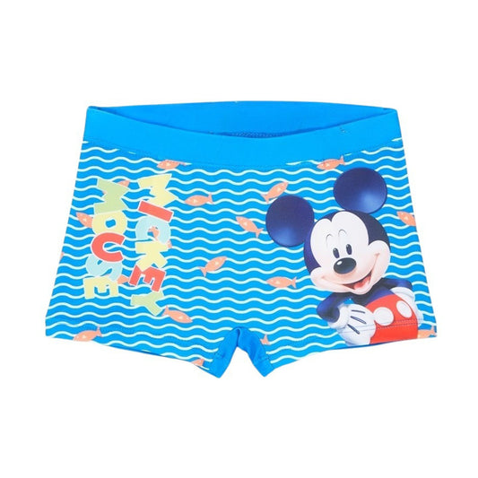 Maillot de bain sur cintre Mickey - 2/3A Garçon - Enfant - Bleu - 88% Polyester 12% Élasthanne - TrendyFlair