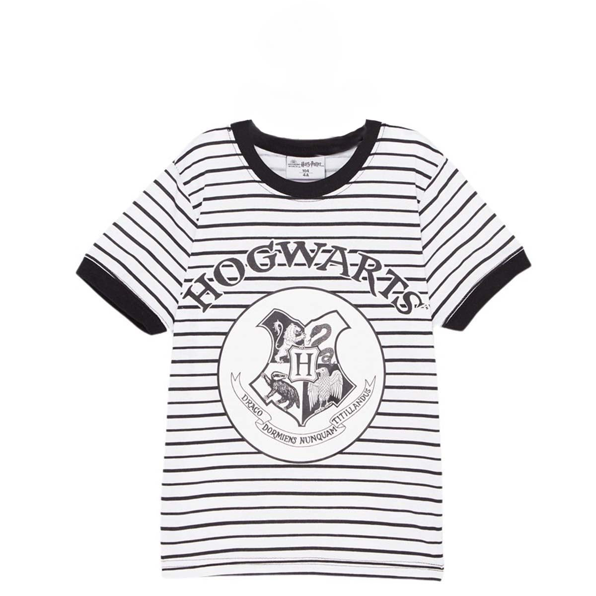 T-Shirt Harry Potter - 3A Garçon - Enfant - Noir - 100% Coton, 160 GSM SJ - TrendyFlair