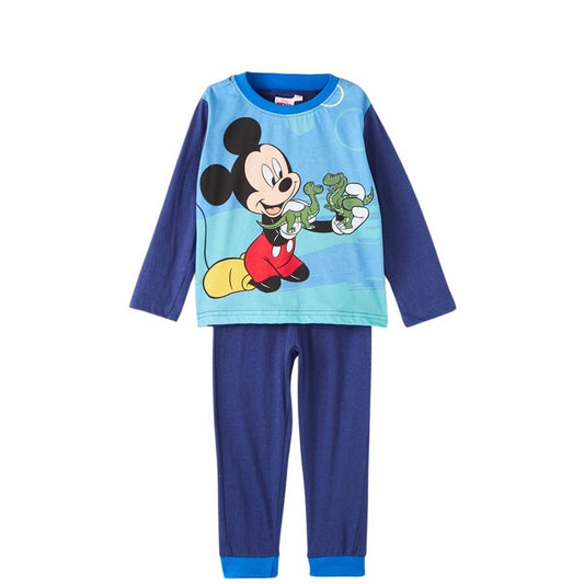 Pyjama Mickey - 2A Garçon - Enfant - Marine - 100% Coton - TrendyFlair