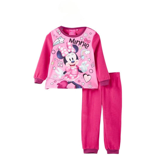 Pyjama polaire Minnie - 3A Fille - Enfant - Rose - 100% Polyester - TrendyFlair