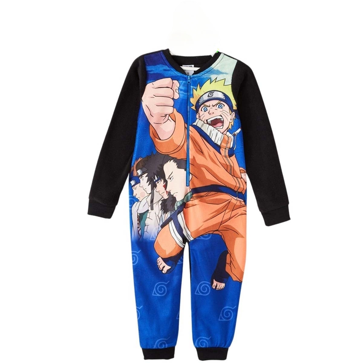 Combinaison polaire Naruto - 2A Garçon - Enfant - Marine - 100% Polyester, 190 G/M2 - POLAIRE - TrendyFlair