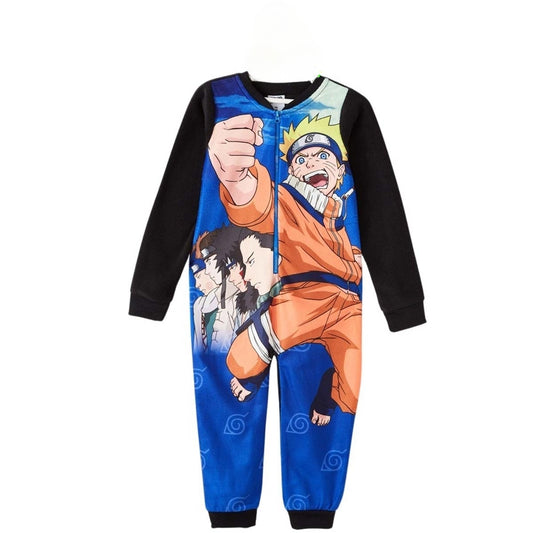 Combinaison polaire Naruto - 2A Garçon - Enfant - Marine - 100% Polyester, 190 G/M2 - POLAIRE - TrendyFlair