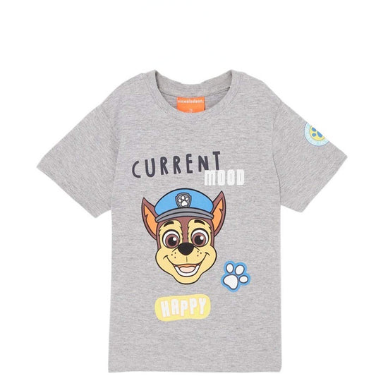 T-Shirt Paw Patrol - 3A Garçon - Enfant - Gris - 100% Coton, 160 GSM SJ - TrendyFlair