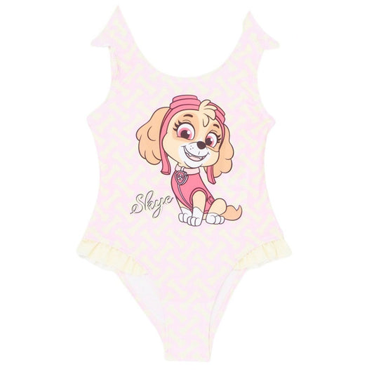 Maillot de bain sur cintre Paw Patrol - 2/3A Fille - Enfant - Rose - 87% Polyester 13% Élasthanne - TrendyFlair