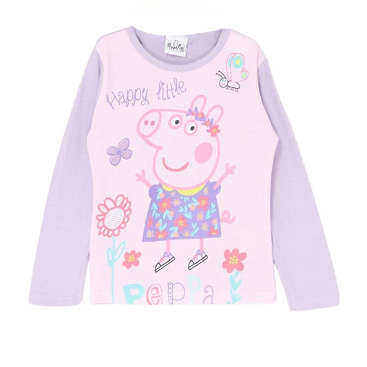T-Shirt Peppa Pig - 3A Fille - Enfant - Violet - 100 % Coton - TrendyFlair