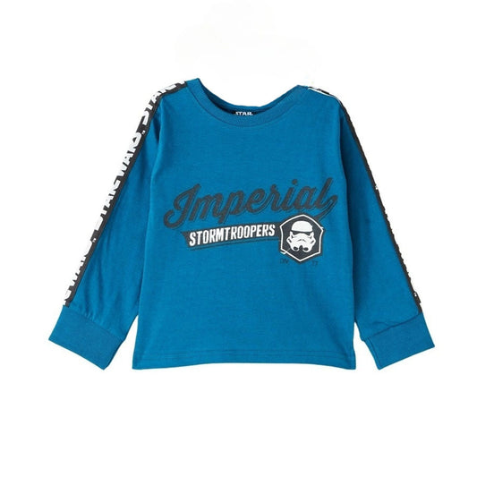 T-Shirt Star Wars - 2A Garçon - Enfant - Bleu - 100% Coton, 160 GSM SJ - TrendyFlair