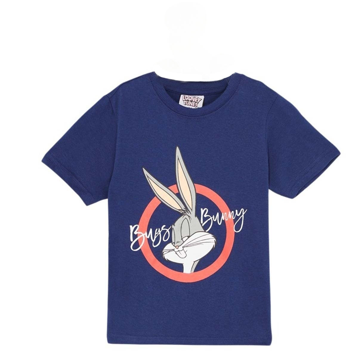 T-Shirt Bugs Bunny - 3A Garçon - Enfant - Marine - 100% Coton, 160 GSM SJ - TrendyFlair