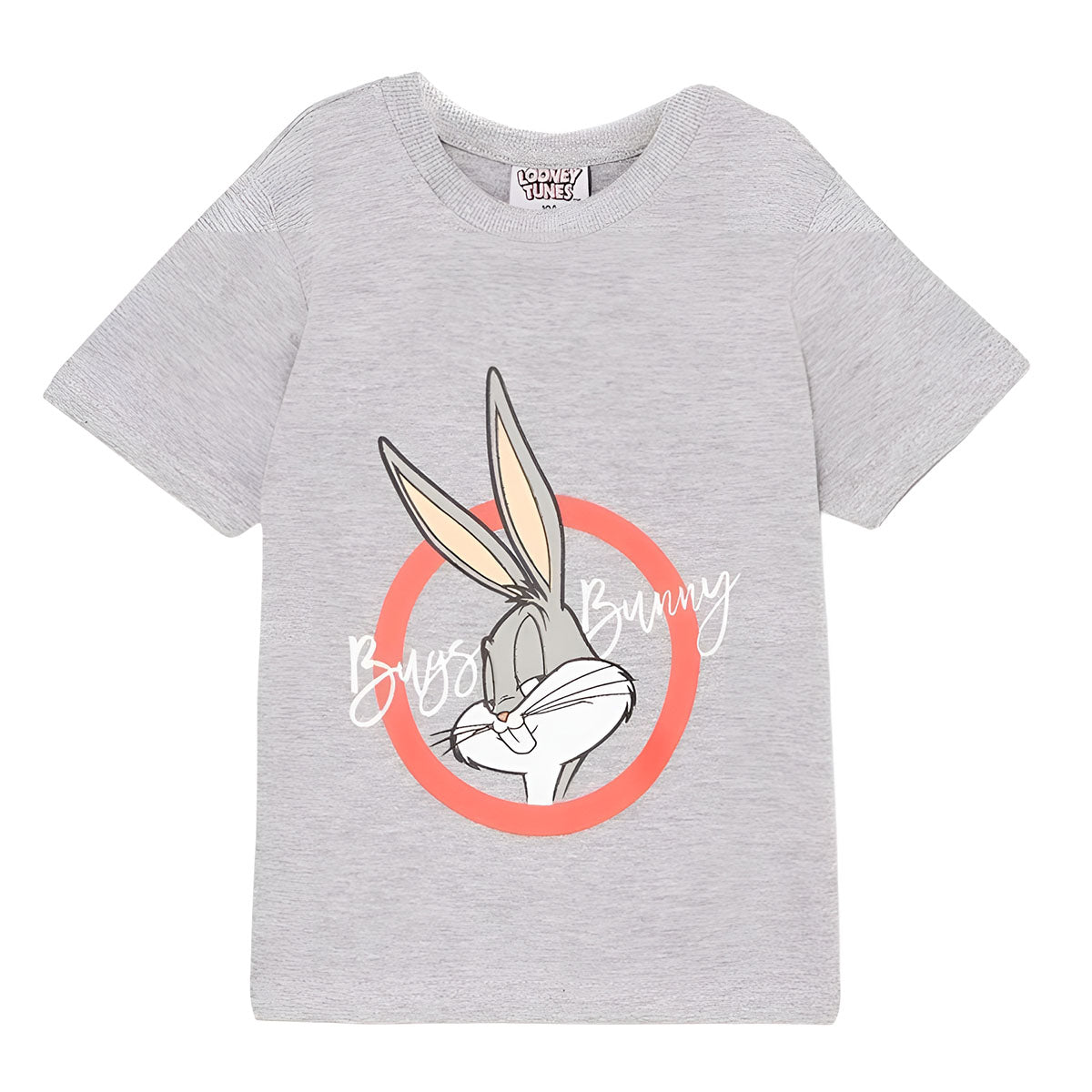 T-Shirt Bugs Bunny - 3A Garçon - Enfant - Gris - 100% Coton, 160 GSM SJ - TrendyFlair